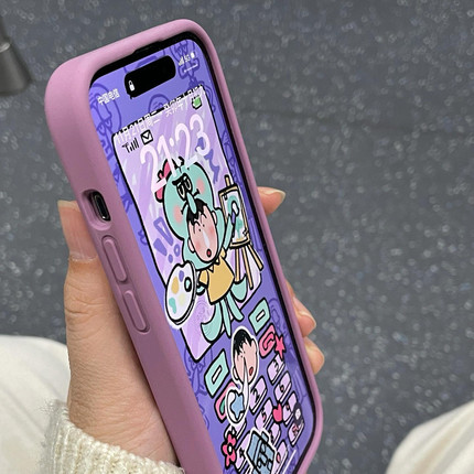 网红紫色黑加仑适用OPPOFindx8pro手机壳x6/x7Ultra液态硅胶Reno13不发黄黑12/11软糯10pro+大孔9加厚防摔x5