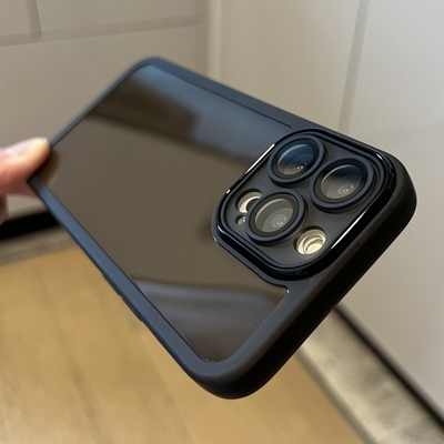 简约透黑适用一加ace5pro手机壳