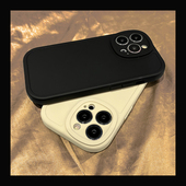 高级感弧形椭圆适用vivoS16手机壳S15e黑s12白s10pro纯色X90硅胶X70磨砂X60全包iqoou3x加厚Z5气垫Z1X防摔U1