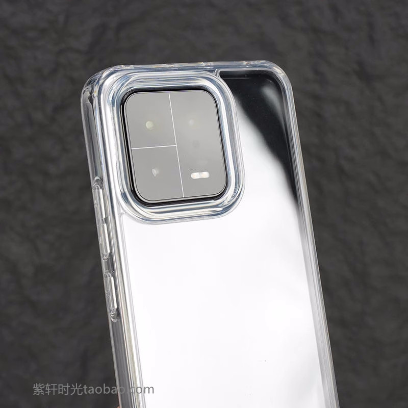 高清晶透亚克力15适用Turbo3小米14手机壳17promax透明11红米Note13pro高档K70简约K60防摔K50不发黄40硬MIX4