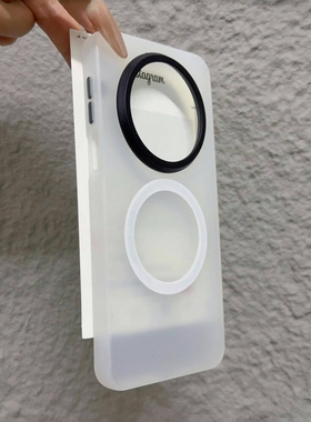 透白色适用oppoFindx8ultra手机壳findx8s遁甲磁吸保护套S+磨砂黑Findx8pro半透明x7金属按键高级肤感防指纹