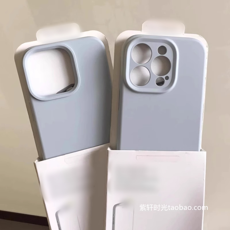 ins蓝灰色适用iPhone15苹果16pro手机壳14promax液态硅胶13雾霾蓝mini软糯橡皮擦感12纯色11镜头全包大孔加厚