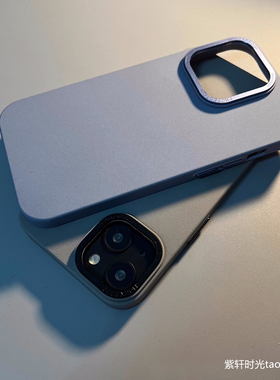 高级感冷黑灰色适用vivoX100sPro手机壳X100超薄PC硬壳iQOO12细磨砂12pro防指纹不包镜头纯色裸机手感潮男女