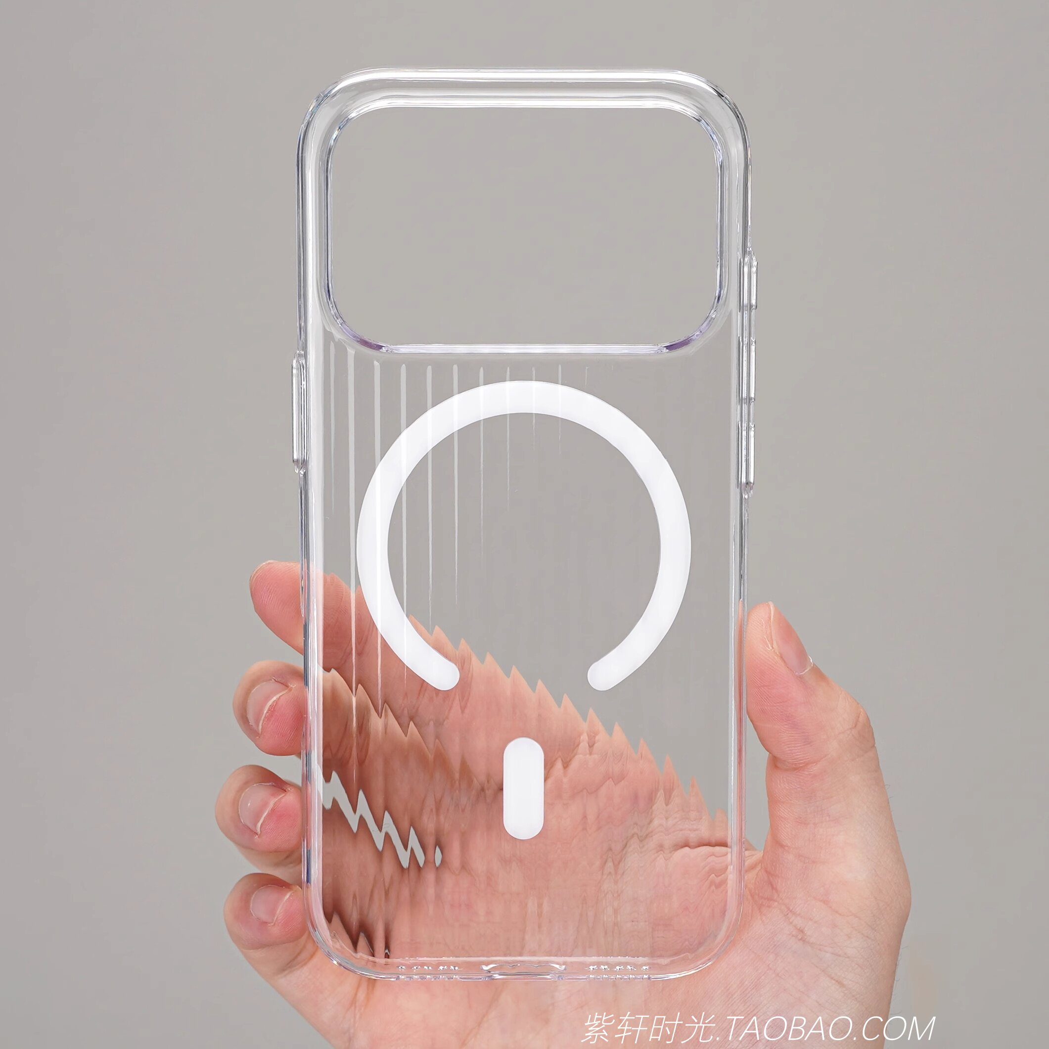 高清透明瓦楞行李箱纹适用小米17pro手机壳max磁吸充电15/14Ultra不会发黄13大孔15Spro漏镜头红米K80硬壳K70