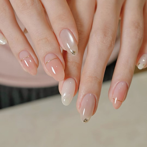 冰透晕染金线拍婚纱照猫眼显白