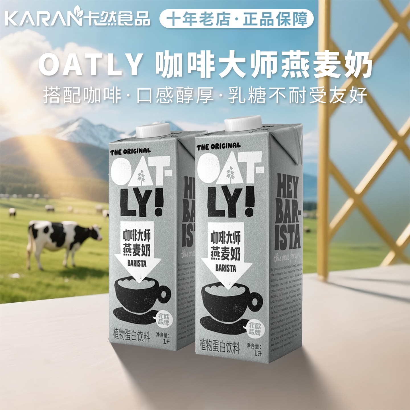 OATLY燕麦奶植物蛋白饮料