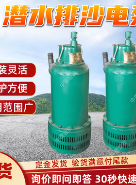 BQS潜水排沙电泵 现货BQS30-140/4-25/B矿用隔爆型潜水排沙电泵