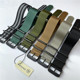 色带 18mm20mm22mm24mmNATO北约帆布尼龙表带 多款 哑光电镀黑钢扣