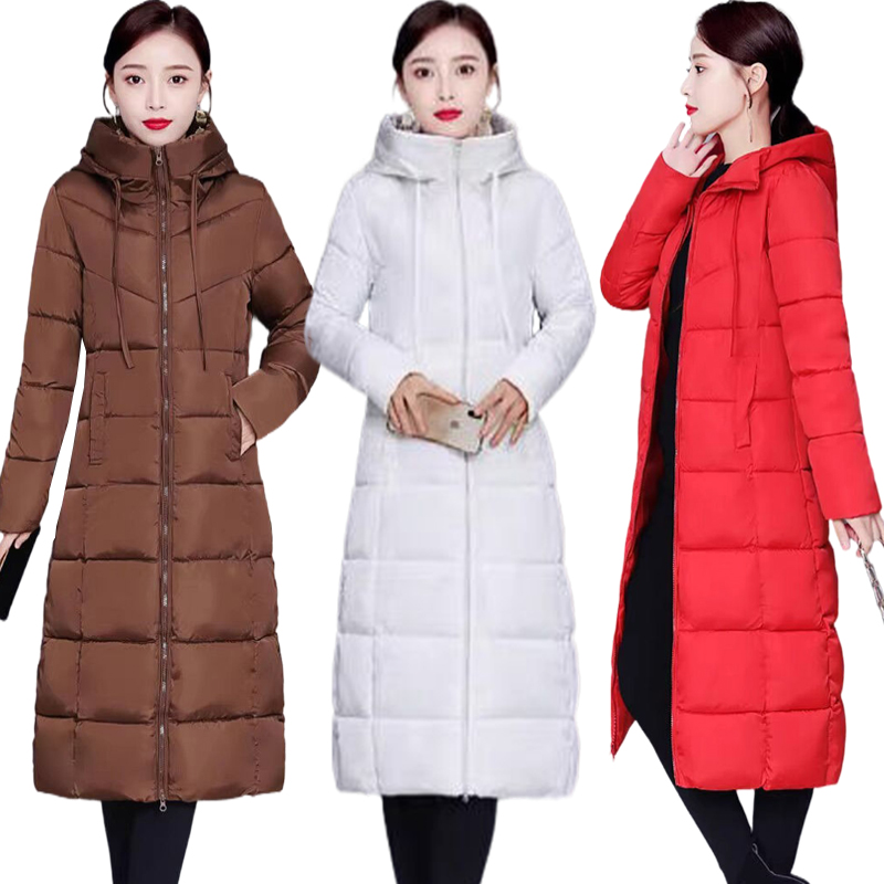 羽绒棉服女棉衣大衣外套棉袄