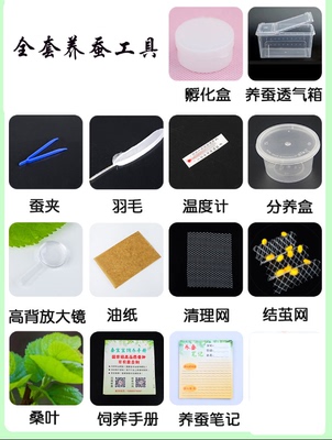 养蚕工具结茧网清理放大镜羽毛