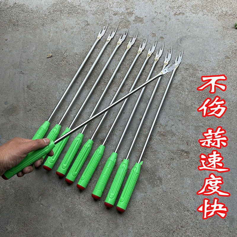 新款抽蒜苔神器不锈钢加长款打滴剥刮割拔抽蒜苔工具蒜苔刀不伤蒜