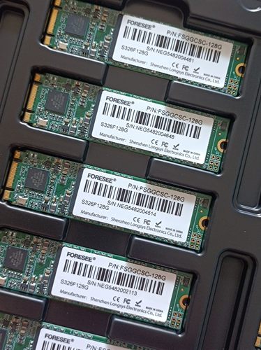 foresee 江波龙 m.2 ngff SATA协议 128G 256G 512G SSD 固态硬盘