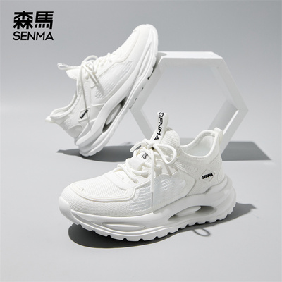 森马透气网面男士运动鞋增高