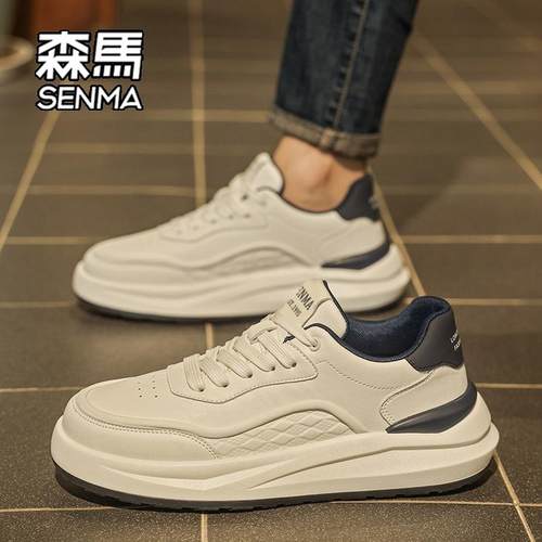 森马10cm厚底内增高时尚休闲鞋