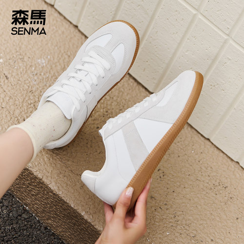 森马2025新款复古软底德训鞋