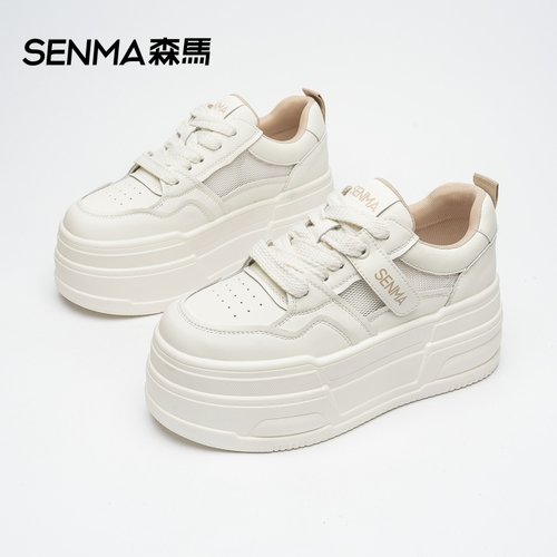 森马厚底小白鞋女运动休闲板鞋