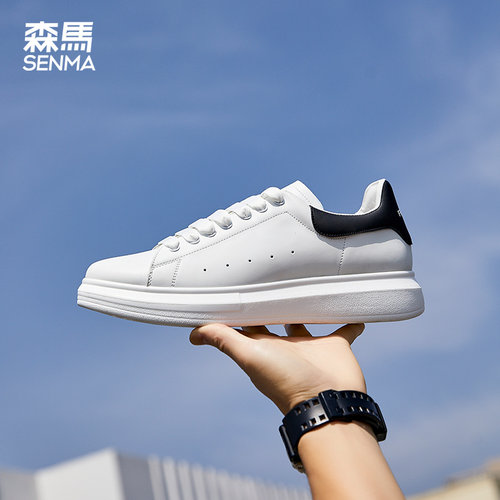 森马透气新款潮流厚底休闲板鞋