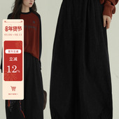 稀有RARE 复古休闲百搭简约小众牛仔裤 一条神裤 宽松灯笼牛仔长裤