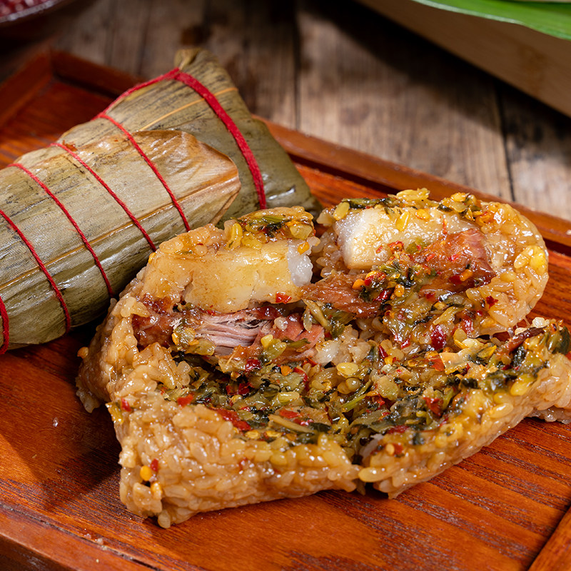 白冰同款衢州特产龙游特色端午节老坛酸菜腌菜雪菜肉粽芋头辣粽子,粮油调味/速食/干货/烘焙,粽子,淘宝优惠券,粉丝福利购,淘宝优惠卷