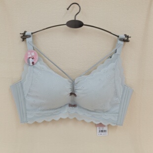 水晶伴侣内衣8529AB无钢圈小胸聚拢不跑位上托侧收美胸无磁文胸