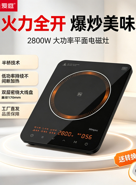 Ating/爱庭 IH-F28P电磁炉大功率2800W爆炒家用火锅电磁灶
