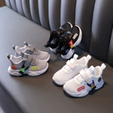 Летние туфли для мальчиков, дышащая детская белая обувь для раннего возраста