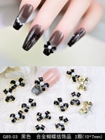 G85-03 Black Alloy Butterfly Jewelry 2