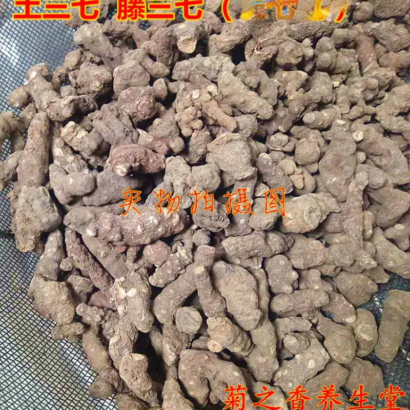 野生藤三七 土三七 藤田七 川七 落葵薯中药材另有菊三七免费磨粉