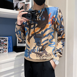 22秋冬男新款韩版针织毛衣青少年修身毛衣D326-18809P78控108，男装针织衫/毛衣，星座1101