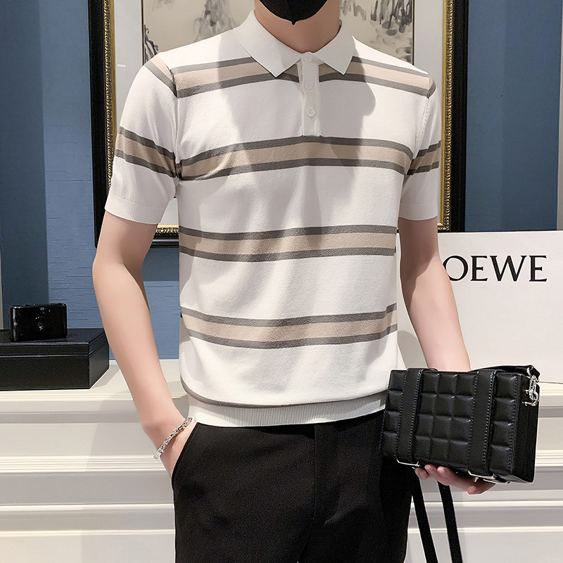 2024夏装男新品抖音直播爆版短袖POLO常规版型男D326-16953P58,男装Polo衫,星座1101