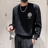 22秋冬男新款韩版印花上衣打底衫青少年卫衣D326-11282P58控78，男装卫衣，星座1101