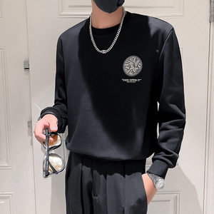 22秋冬男新款韩版印花上衣打底衫青少年卫衣D326-1 1282 P58 控78图片