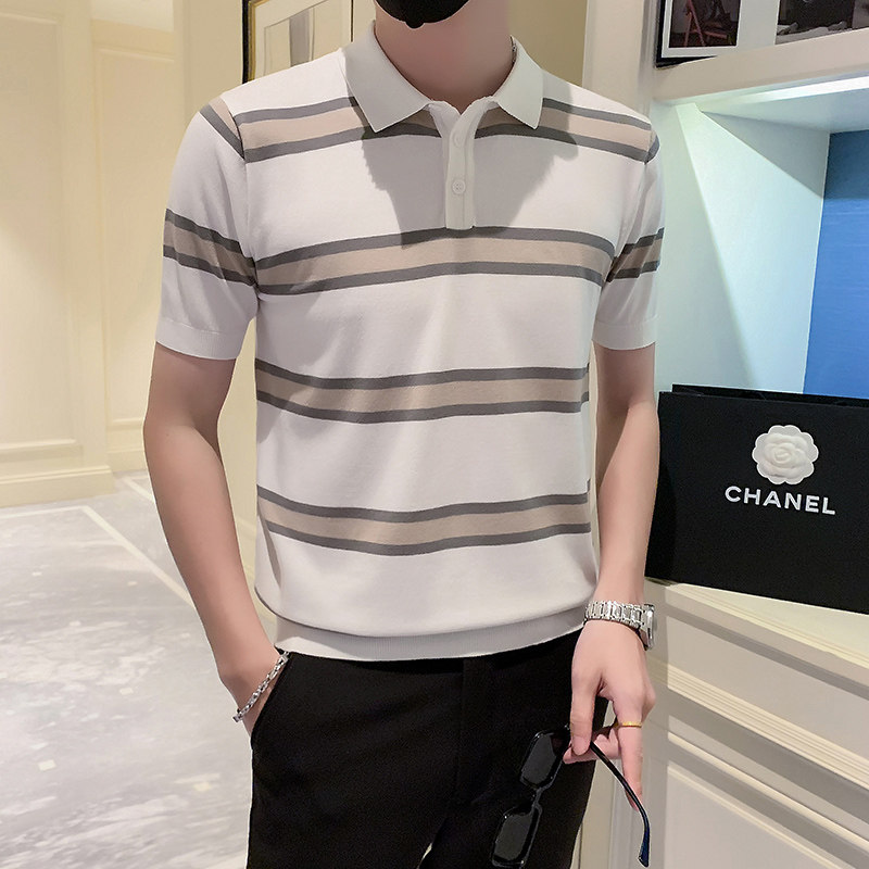 2024夏装男新品抖音直播爆版短袖POLO常规版型男D326-16953P58,男装Polo衫,星座1101