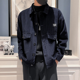 秋冬水洗牛仔外套夹克抖音直播高品质男上衣D326-1NT986P135，男装夹克，星座1101
