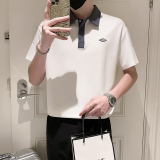 2024夏装男新品抖音直播爆版短袖POLO常规版型男D326-19516P55，男装Polo衫，星座1101