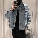 秋冬水洗牛仔外套夹克抖音直播高品质上衣D326-1JK3030P115，男装夹克，星座1101