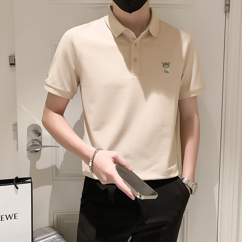 2024夏装男新品抖音直播爆版短袖POLO常规版型男D326-16901P55,男装Polo衫,星座1101