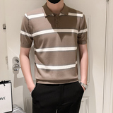 2024夏装男新品抖音直播爆版短袖POLO常规版型男D326-16953P58，男装Polo衫，星座1101