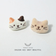 卡通毛绒小猫咪可爱胸针发夹日系少年配饰包包百搭装 饰品