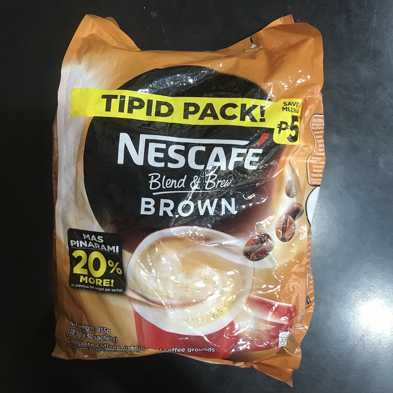 菲律宾进口NESCAFE 雀巢速溶BROWN黄糖咖啡香浓醇厚可口28.5g30包在类目 咖啡/麦片/冲饮, 速溶咖啡/咖啡豆/粉, 速溶咖啡中 - 来自Buy2taobao.com提供专业的淘宝代购服务