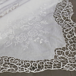 手工绣花桌布桌旗外贸库存 s500 壹佰年刺绣直播间 s451