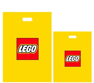 LEGO乐高购物塑料袋包装手提袋礼品袋积木袋子送礼袋大 中 小号