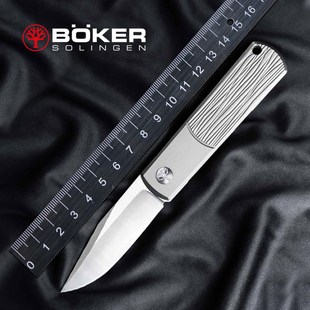 德国进口boker博克户外随身便携折叠小刀锋利高硬度MagnaCut钢刀