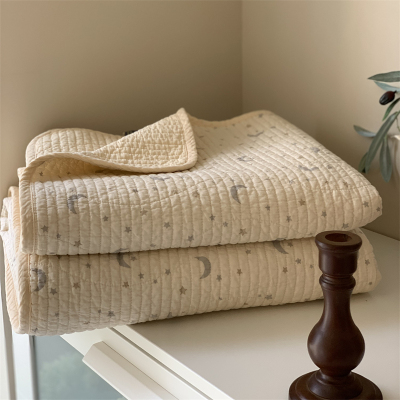 韩国大鹅棉花床盖单件双面纯棉