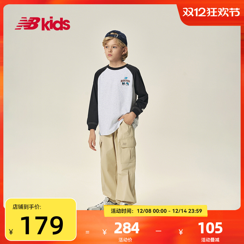 Newbalance夏季创意图案长袖T恤