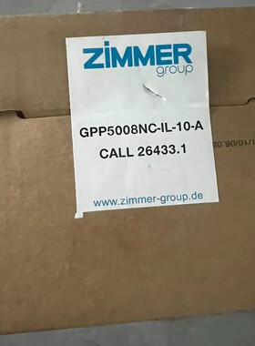 议价-Zimmer德国 GPP5008Nc-il 10 a 全新原
