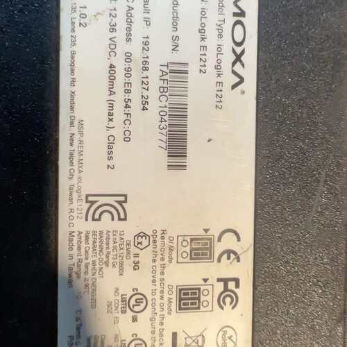 议价-MOXA摩莎 ioLogik E1212远程以太网I/O模块可维修