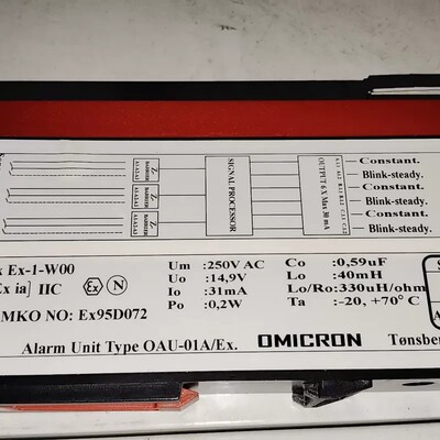 议价-OMICRON OAU-01A/Ex报警单，型号M1500-可维修