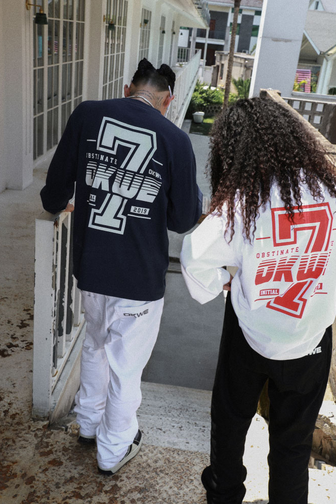 280g长袖t恤复古情侣装