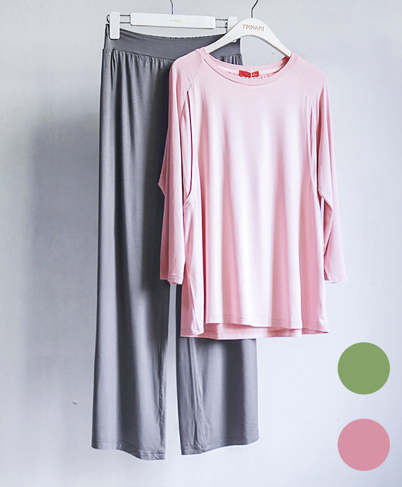 孕出色夏月子服莫代尔超薄超柔不透家居服单手可喂奶哺乳衣J12015
